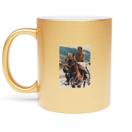 Discover Townes Van Zandt - Retro On Horse Fan Art - Townes Van Zandt - Metallic Mugs