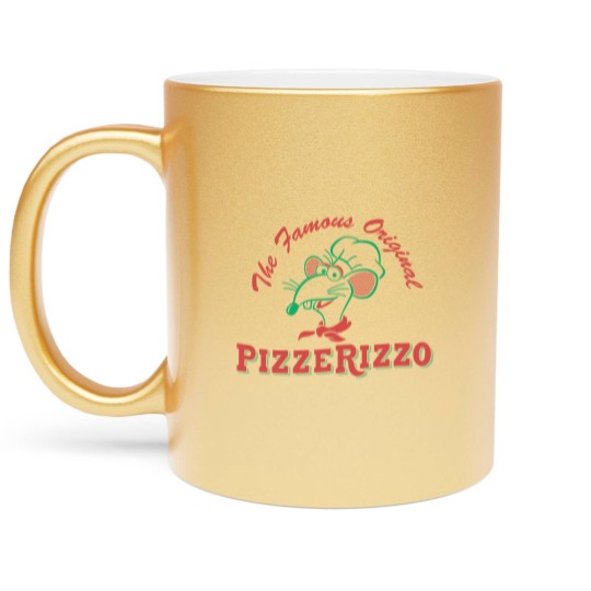 Discover Pizza Rizzo PIZZERIZZ0 Metallic Mugs ~The Famous Original Pizza Metallic Mugs