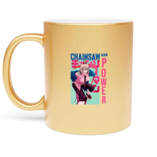 Discover Chainsaw Power Metallic Mugs
