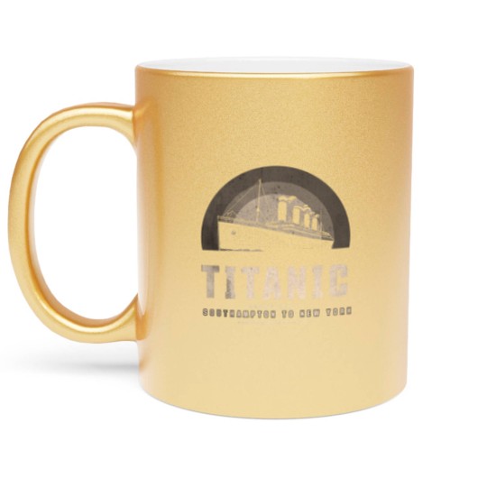 Discover RMS Titanic "The Ship of Dreams" Metallic Mugs