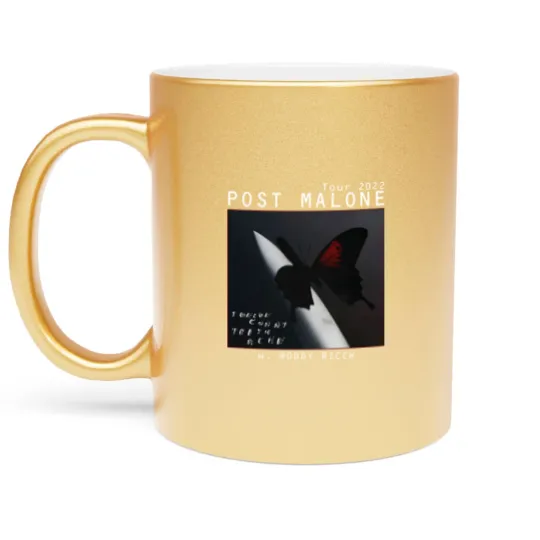Discover Post Malone Twelve Carat Tour 2022 Metallic Mugs