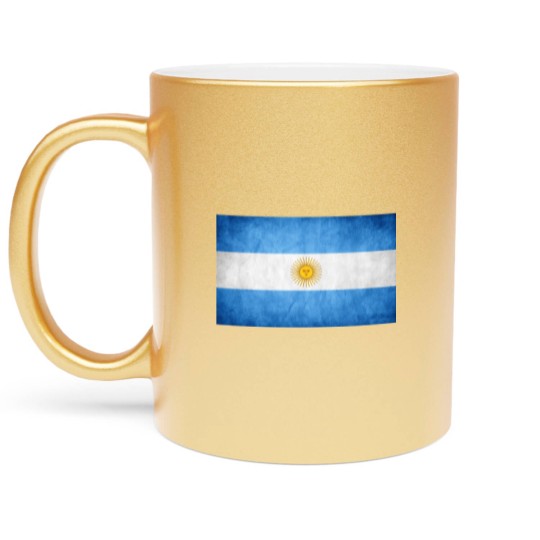 Discover Flag of Argentina Metallic Mugs
