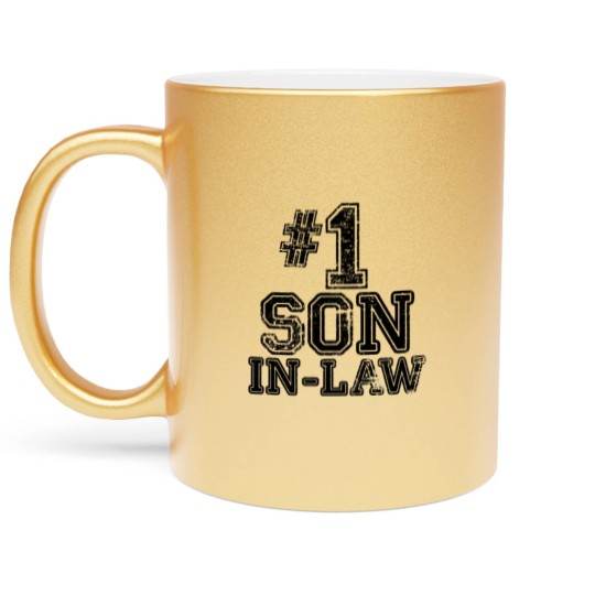 Discover 1 Son In Law Number One Sports Gift Metallic Mugs