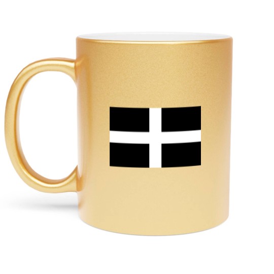 Discover Flag of Cornwall (United Kingdom) - Flag - Metallic Mugs
