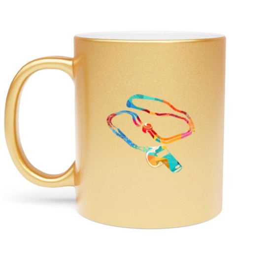 Discover PE Teacher Metallic Mugs