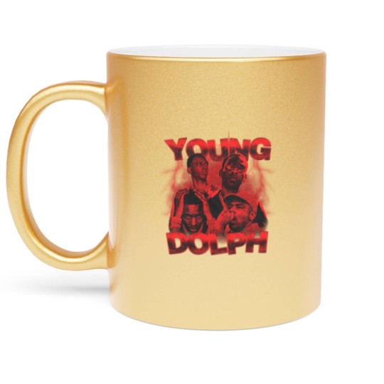 Discover Young Dolph - Young Dolph - Metallic Mugs