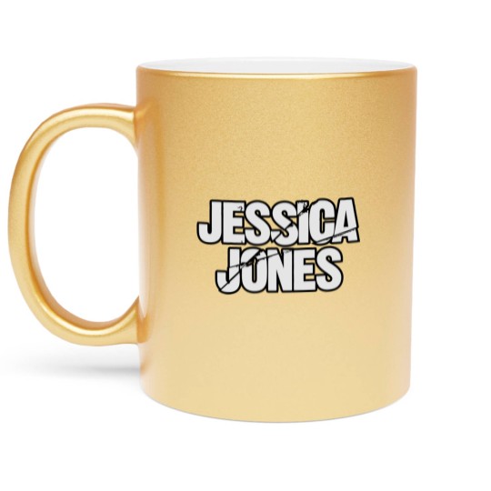 Discover Jessica Jones Logo Metallic Mugs