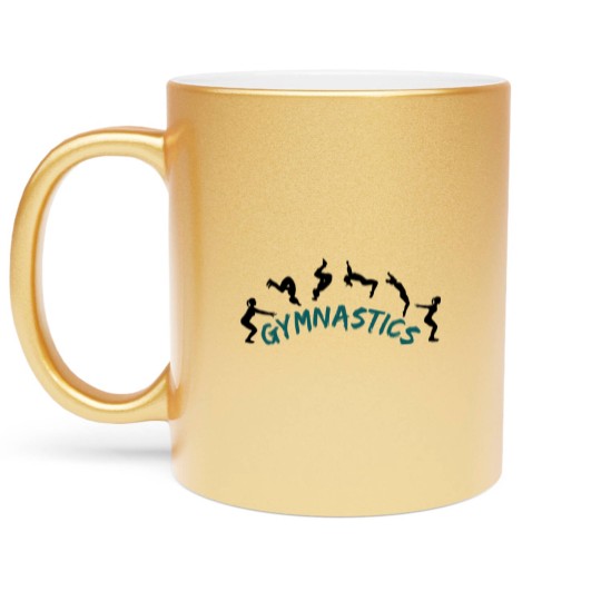 Discover Gymnastics - Backlip Metallic Mugs