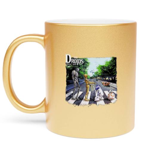 Discover Droids Abbey Road Movie Fan Famous Androids Metallic Mugs