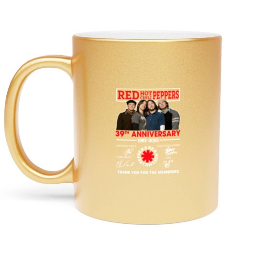 Discover Vintage Red Hot Chili Peppers By The Way Metallic Mugs, Red Hot Chili Peppers Metallic Mugs