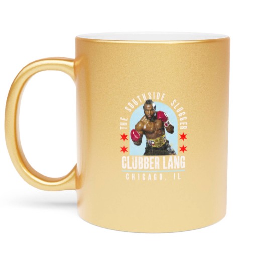 Discover Clubber Lang: The Southside Slugger (Distressed) - Clubber Lang - Metallic Mugs