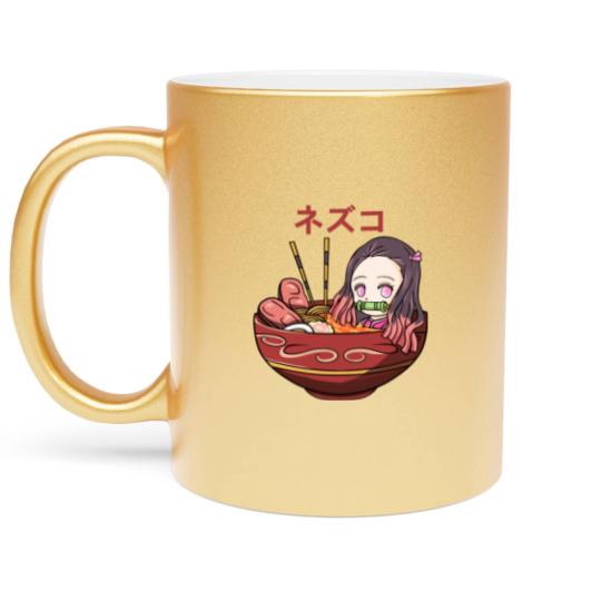 Discover Ramen neko - neko - Metallic Mugs