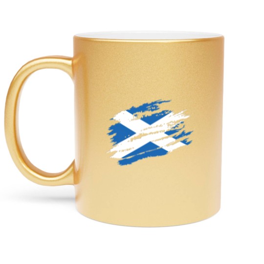 Discover Scottish Flag Scotland Football Rugby Cricket Metallic Mugs