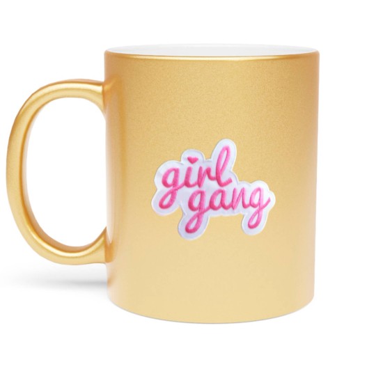 Discover Girl Gang Patch Metallic Mugs