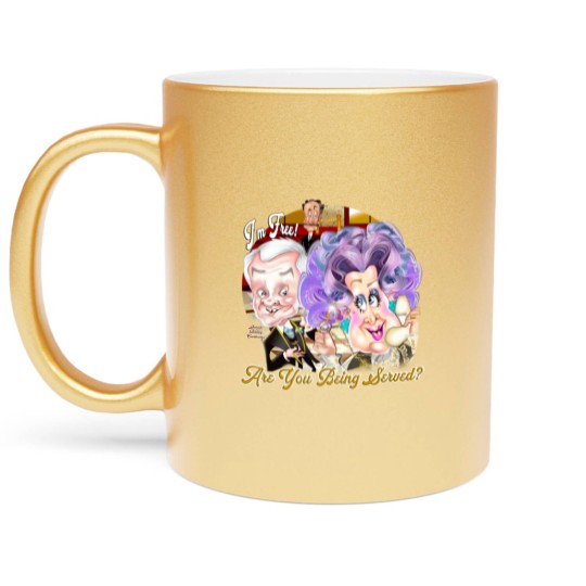 Discover Are You Being Served - Are You Being Served - Metallic Mugs