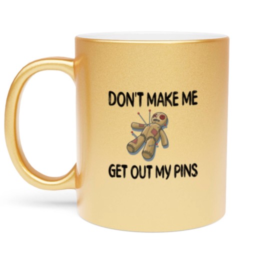Discover Voodoo Doll Witchcraft Ritual Occult Voodoo Priest Metallic Mugs