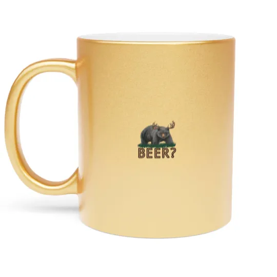 Discover Bear Deer Beer - Beer - Metallic Mugs