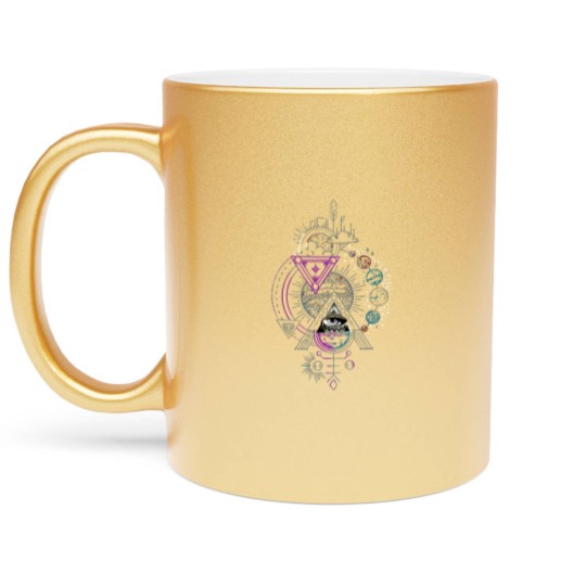 Discover Alignment Of The Planets Occult Metallic Mugs