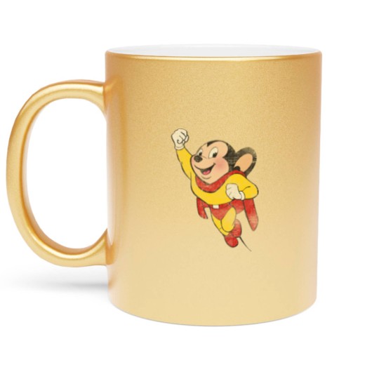 Discover MIGHTY MOUSE - Vintage - Robzilla - Metallic Mugs