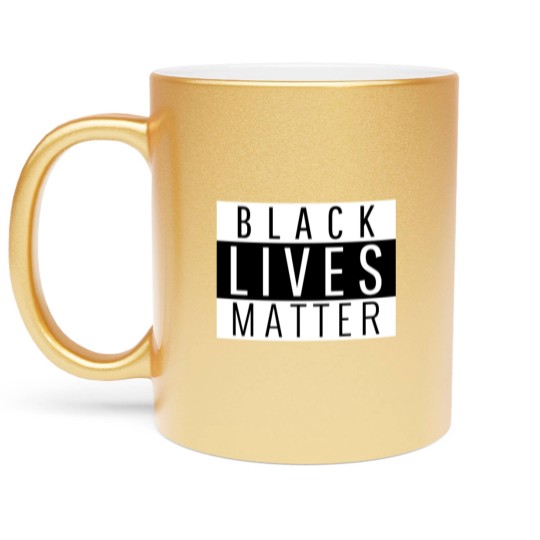 Discover black lives matter mask Metallic Mugs