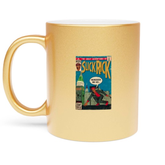 Discover The Great Adventures of Slick Rick - Comic Art Metallic Mugs