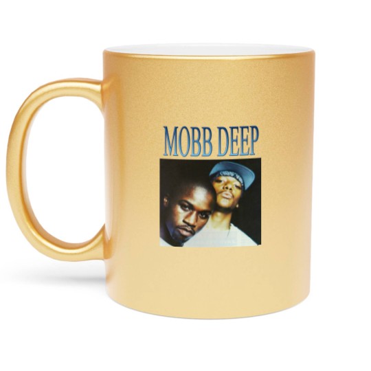 Discover MOBB DEEP 90s HIP HOP VINTAGE RETRO DESIGN - Mobb Deep 90s - Metallic Mugs
