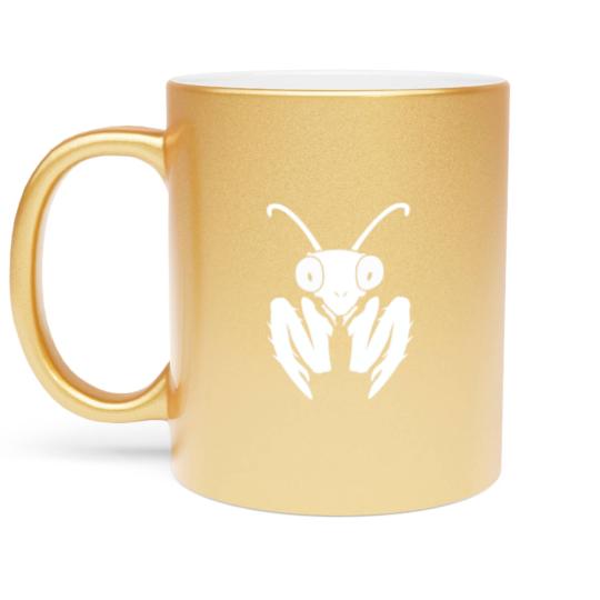 Discover Praying Mantis Front Metallic Mugs