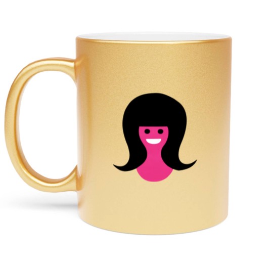 Discover That Girl logo Metallic Mugs