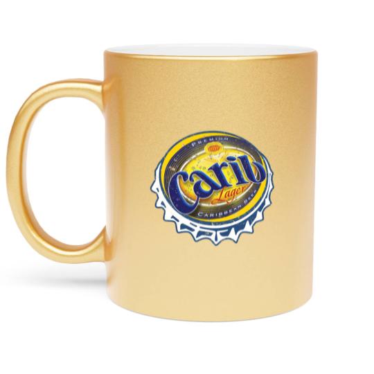 Discover Carib Beer Metallic Mugs