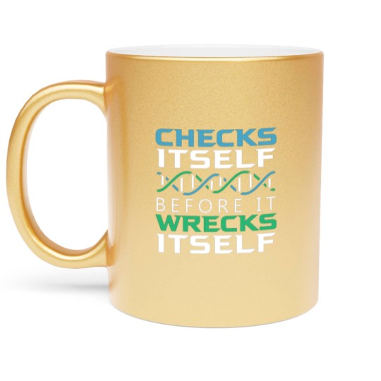 Discover Science and Biology Metallic Mugs