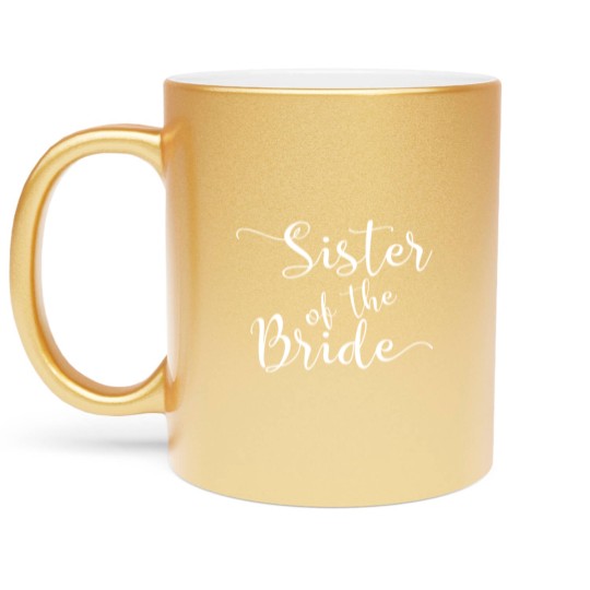 Discover Sister of the Bride Metallic Mugs