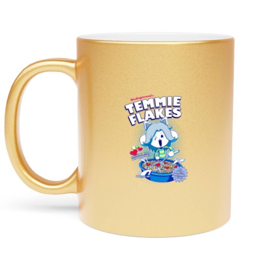 Discover Temmie Flakes! - Undertale - Metallic Mugs
