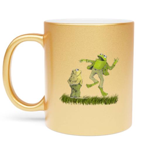 Discover Frog and toad are friends Metallic Mugs
