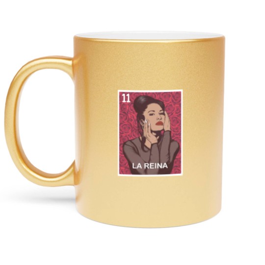 Discover Selena Quintanilla Vintage La Cantante - Mexican Lottery Female Singer Musician Unisex Classic Metallic Mugs