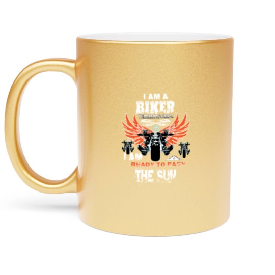 Discover A Biker Metallic Mugs