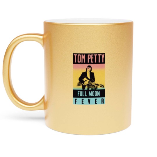 Discover Tom Petty Metallic Mugs - Full Moon Fever Classic Retro Heartbreakers