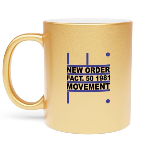 Discover New Order - Movement Metallic Mugs