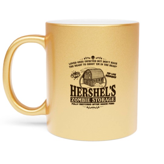 Discover Hershel's Zombie Storage - Hershels Zombie Storage - Metallic Mugs