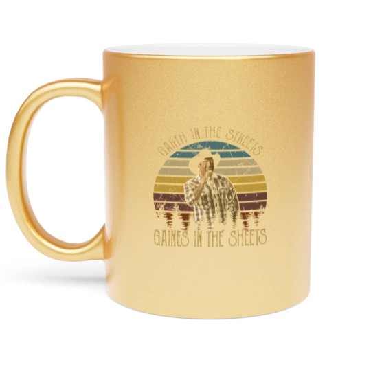 Discover Garth And Gaines In The Street Classic Metallic Mugs