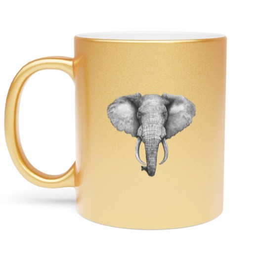 Discover Elephant - Elephant - Metallic Mugs