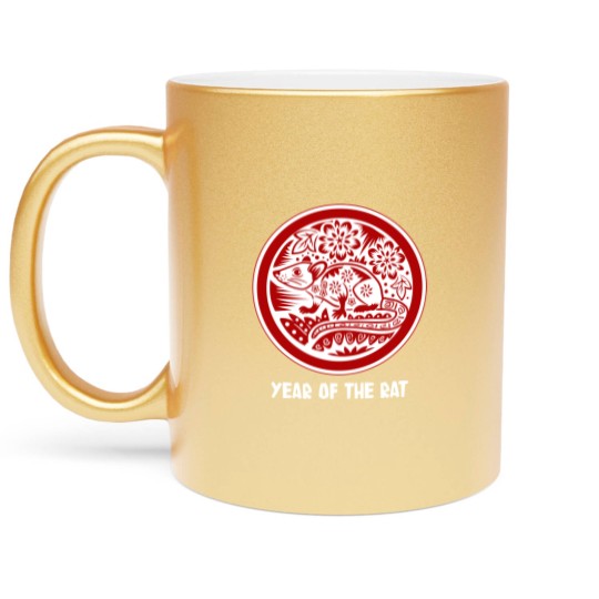 Discover Year of the Rat - Year Of The Rat - Metallic Mugs