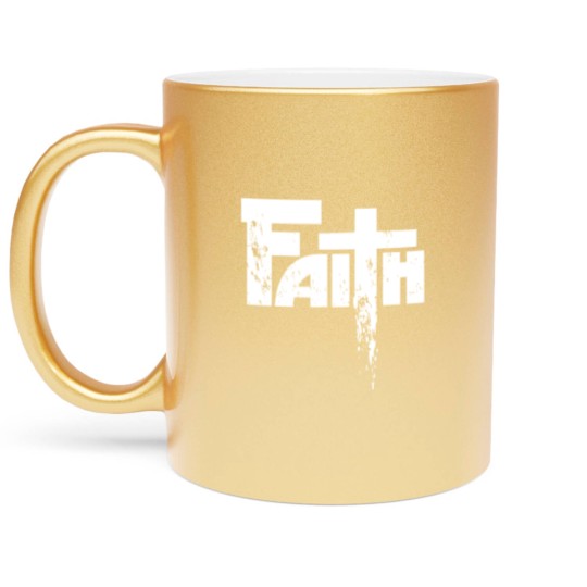 Discover Faith Cross Metallic Mugs
