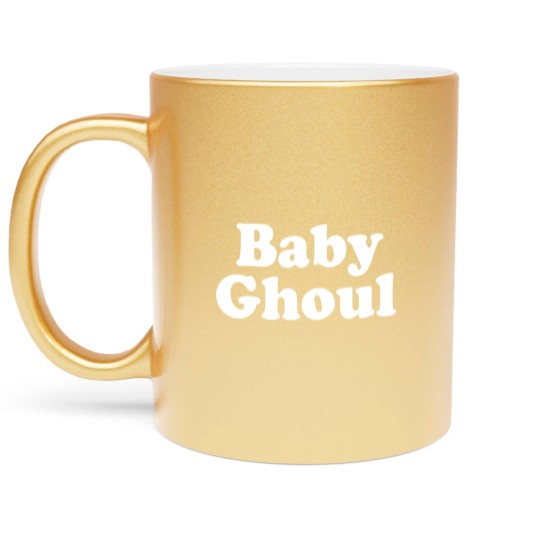 Discover Baby Ghoul - Cooper Font - Metallic Mugs