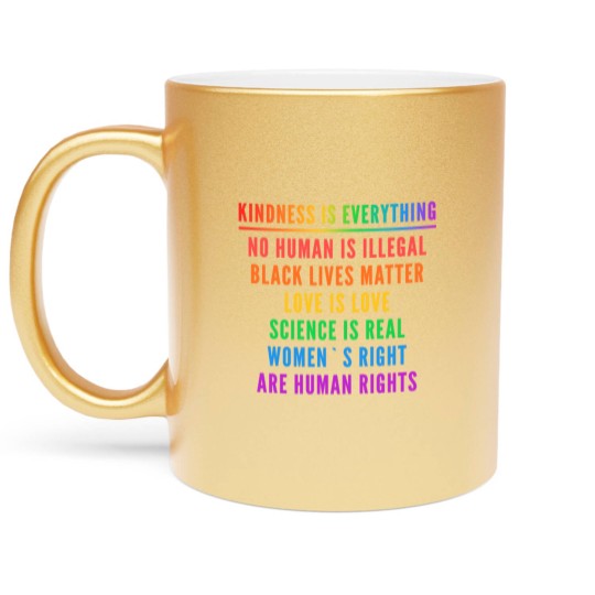 Discover Human rights quotes Metallic Mugs