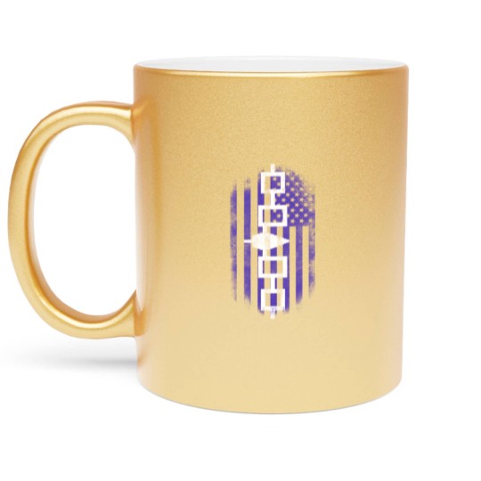 Discover Iroquois American Flag Iroquois and USA Design Metallic Mugs