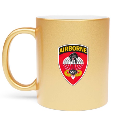 Discover 555Th Parachute Infantry Battalion Gift Metallic Mugs Metallic Mugs