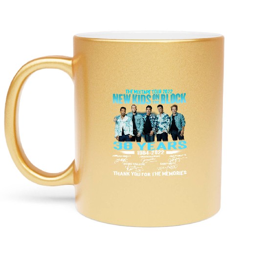 Discover NKOT Block Signture The Memories The MixTape Tour 2022 Metallic Mugs