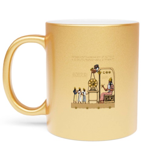 Discover Anunnaki Tablets Metallic Mugs