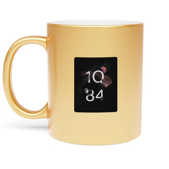 Discover Haruki Murakami 1Q84 - Haruki Murakami 1q84 - Metallic Mugs