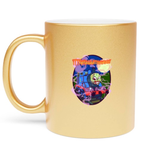 Discover TTTRRAAAIIINNSSS! - Thomas Tank Engine - Metallic Mugs